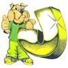 juarez logo dog with thumbsup